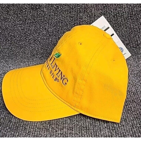 NEW Young Living Essential Oils Baseball Cap Hat One Size Yellow Cap America - Picture 2 of 7